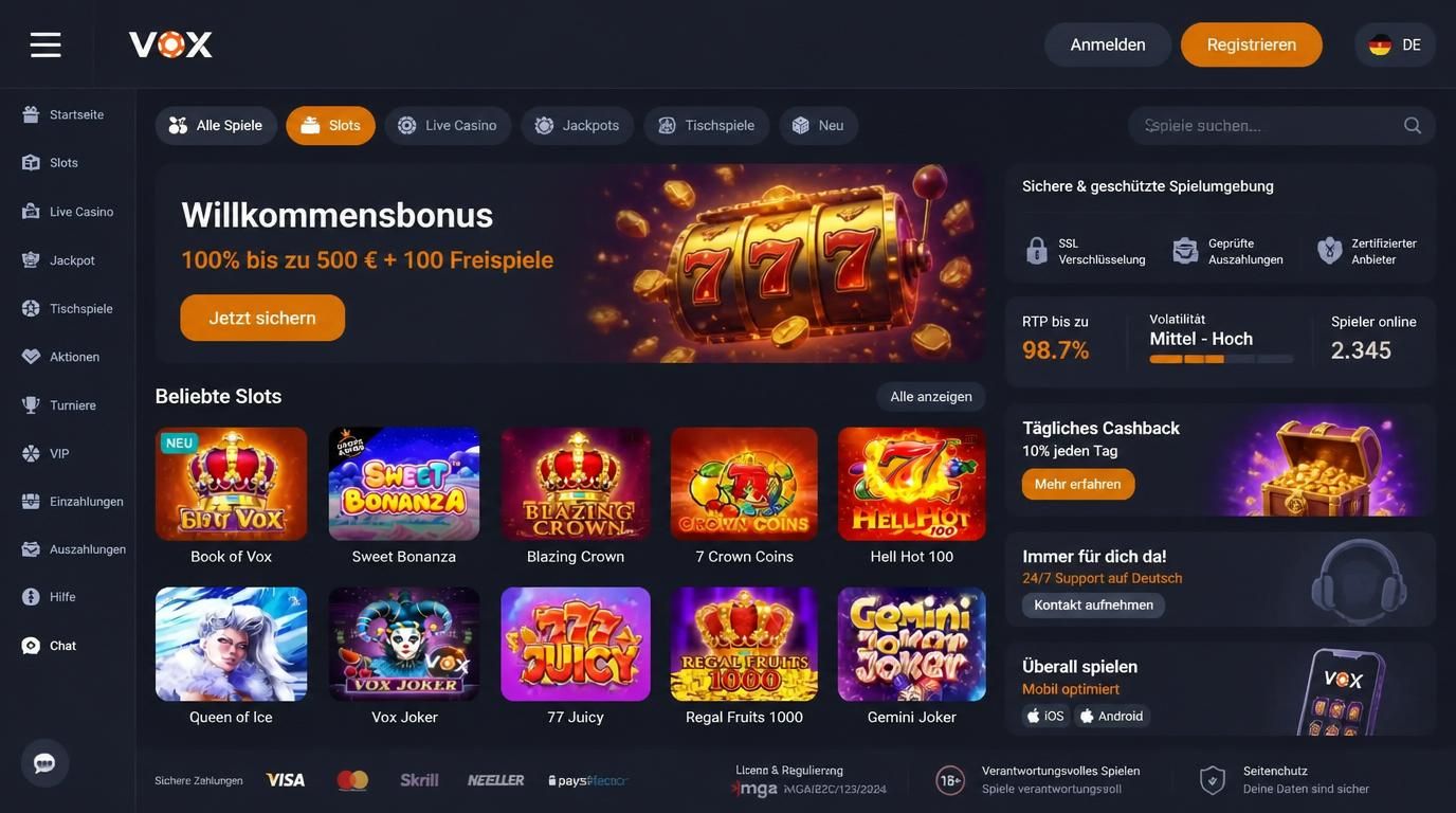 Slots mit RTP und Sicherheitssymbolen